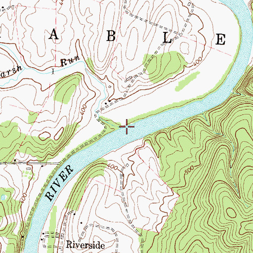 Topographic Map of Long Marsh Run, VA