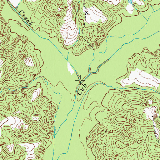 Topographic Map of Louse Creek, VA