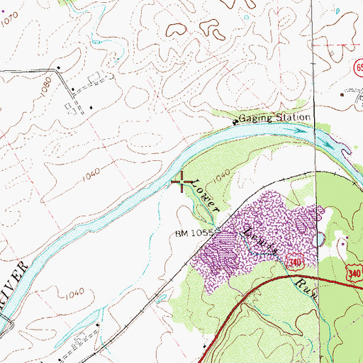 Topographic Map of Lower Lewis Run, VA