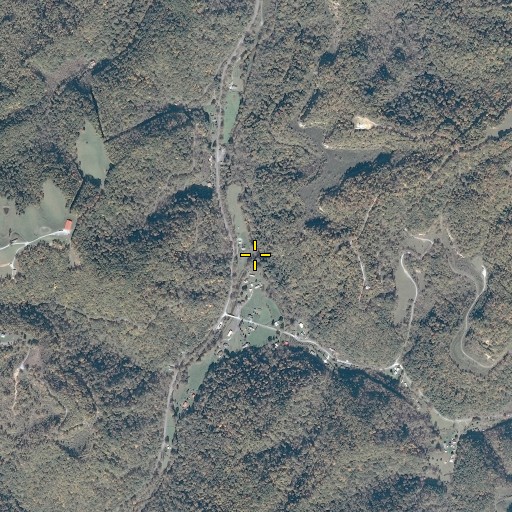 Aerial/Satellite Image of Lyons Fork, VA