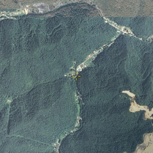 Aerial/Satellite Image of Maleky Branch, VA
