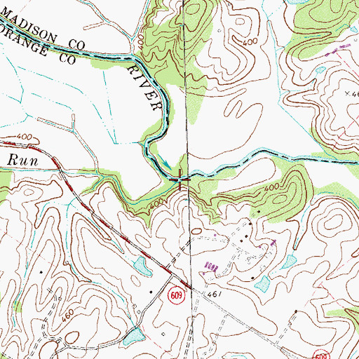 Topographic Map of Marsh Run, VA