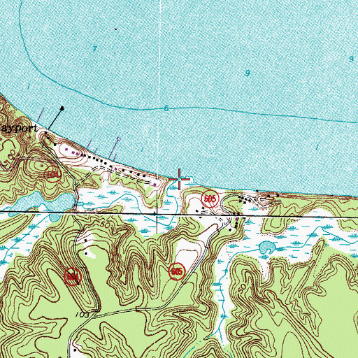 Topographic Map of Masons Mill Swamp, VA