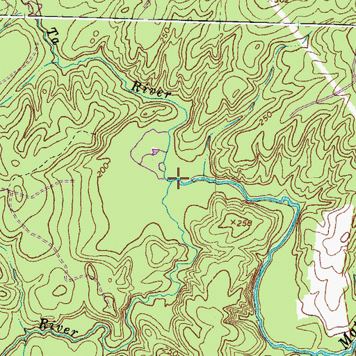 Topographic Map of Mat River, VA