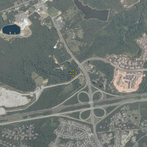 Aerial/Satellite Image of Meredith Branch, VA