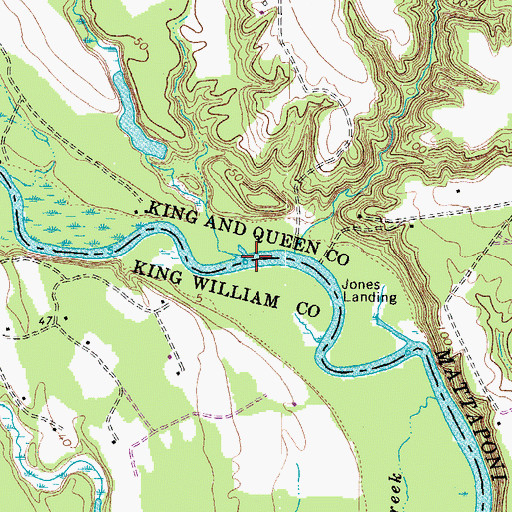 Topographic Map of Mikes Branch, VA