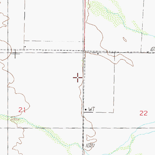 Topographic Map of Luke Well, AZ
