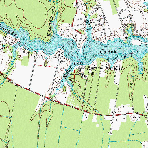 Topographic Map of Miller Cove, VA
