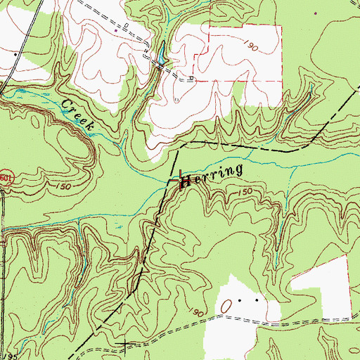 Topographic Map of Millpond Creek, VA