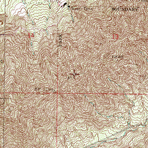 Topographic Map of Ma Ha Tuak Range, AZ