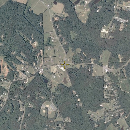 Aerial/Satellite Image of Mountain View, VA