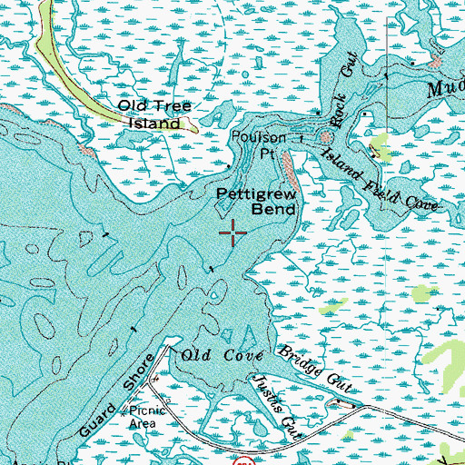 Topographic Map of Muddy Creek, VA