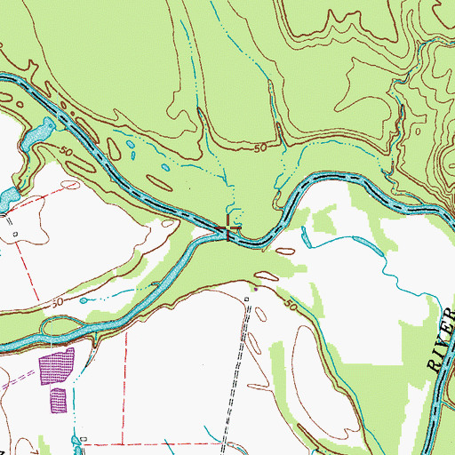 Topographic Map of North Anna River, VA