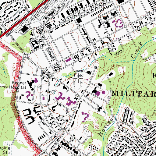 Topographic Map of Nowak Field, VA