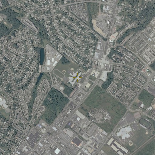 Aerial/Satellite Image of Parkside Middle School, VA