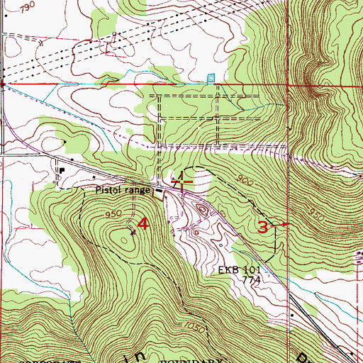 Topographic Map of Pulaski Pike Baptist Church, AL