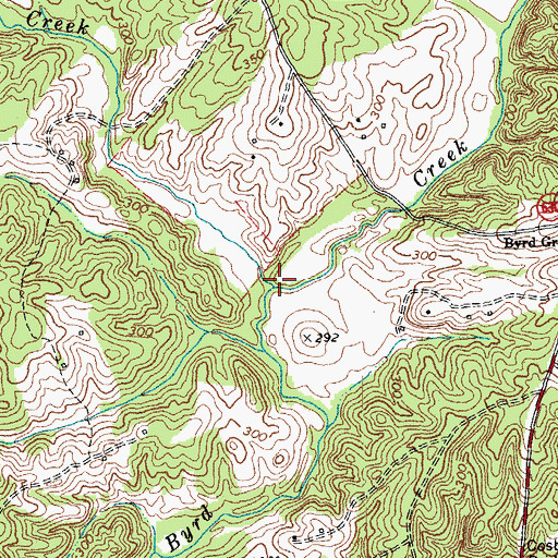 Topographic Map of Phils Creek, VA