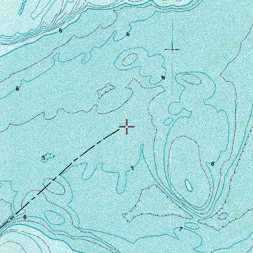 Topographic Map of Piankatank River, VA