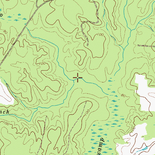 Topographic Map of Pigeon Swamp, VA