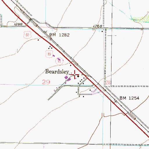 Topographic Map of Maricopa County Municipal Water Conservation District Number One, AZ