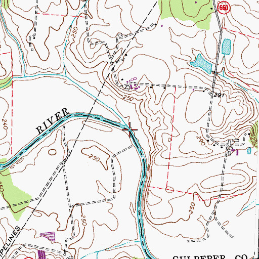 Topographic Map of Potato Run, VA