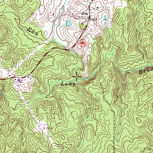 Topographic Map of Potomac Run, VA