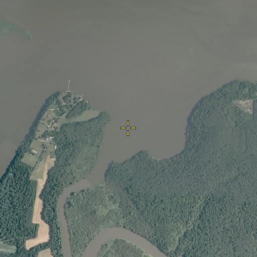 Aerial/Satellite Image of Powell Creek, VA