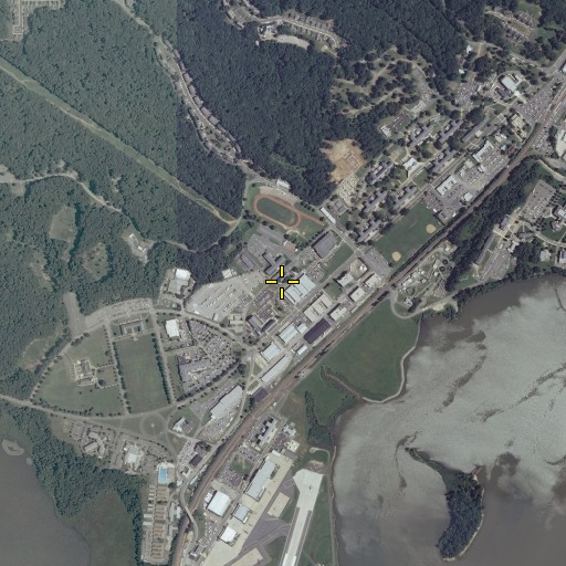 Aerial/Satellite Image of Quantico Marine Corps Schools, VA