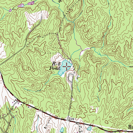 Topographic Map of R-6 Pond, VA