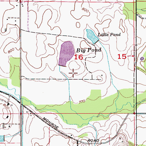 Topographic Map of Strong-Douglas Cemetery, AL