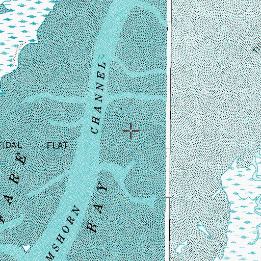 Topographic Map of Ramshorn Bay, VA