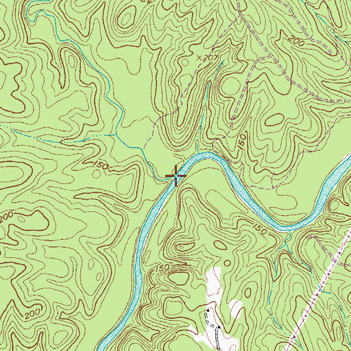 Topographic Map of Reedy Creek, VA