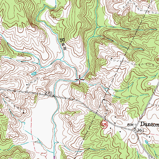 Topographic Map of Riga Run, VA
