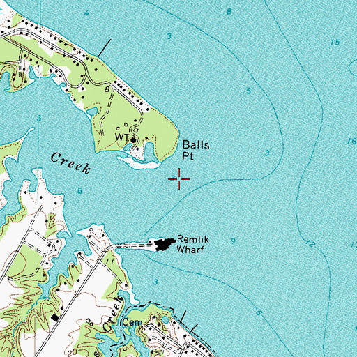 Topographic Map of Robinson Creek, VA