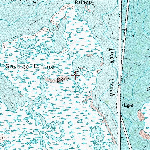 Topographic Map of Rock Gut, VA