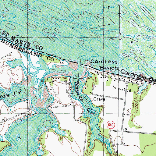 Topographic Map of Rogers Creek, VA
