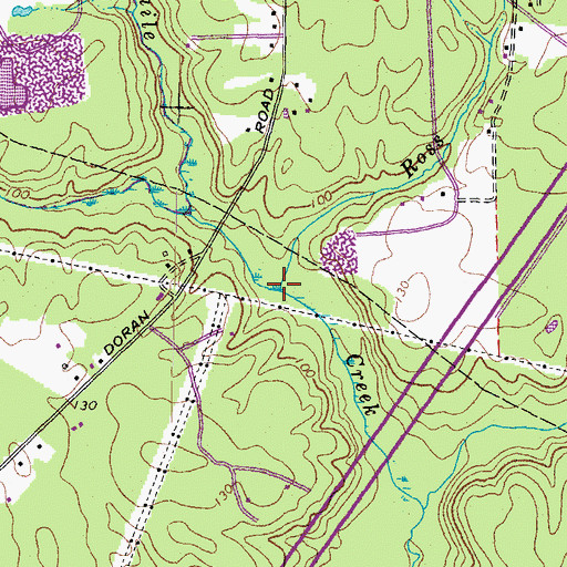 Topographic Map of Ross Run, VA
