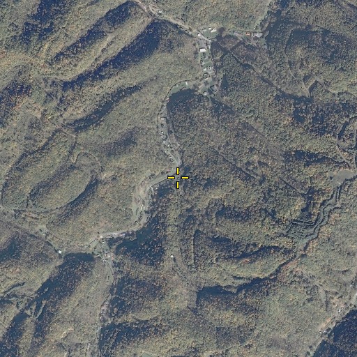 Aerial/Satellite Image of Rowe Fork, VA
