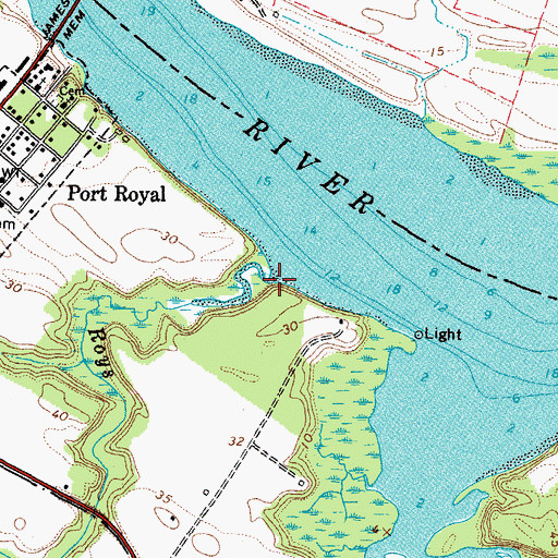 Topographic Map of Roys Run, VA