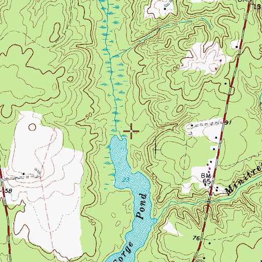 Topographic Map of Rumley Marsh, VA