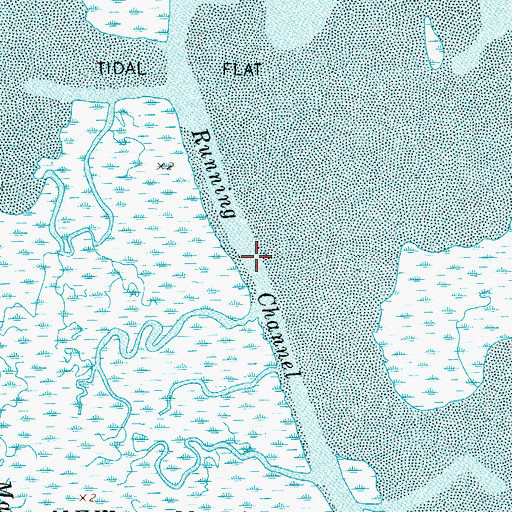 Topographic Map of Running Channel, VA