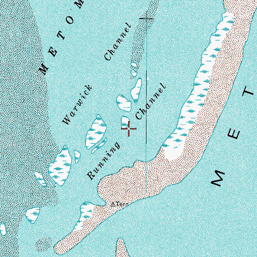 Topographic Map of Running Channel, VA