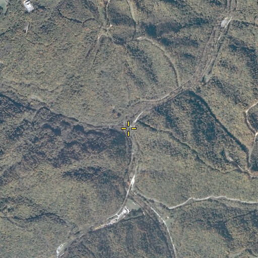 Aerial/Satellite Image of Rush Branch, VA