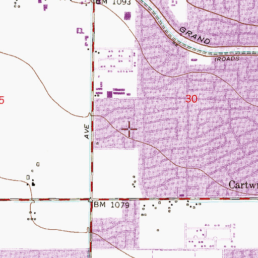 Topographic Map of Maryvale Play Lot, AZ