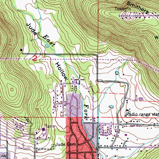 Topographic Map of Windsor Manor Park, AL
