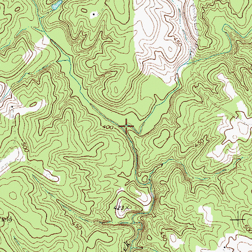Topographic Map of Sewish Creek, VA