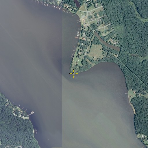 Aerial/Satellite Image of Shackley Point, VA