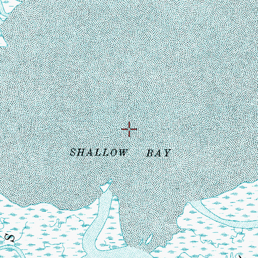 Topographic Map of Shallow Bay, VA