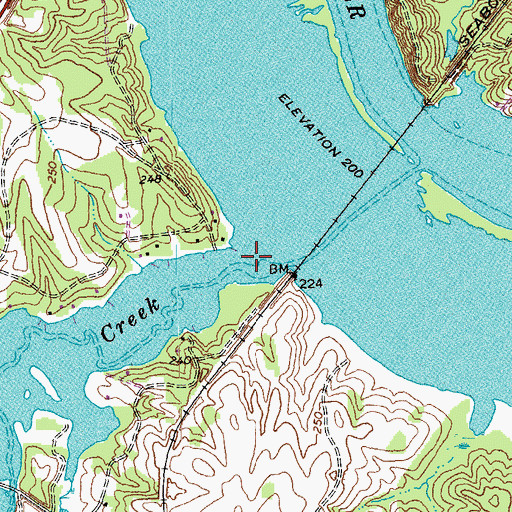 Topographic Map of Smith Creek, VA