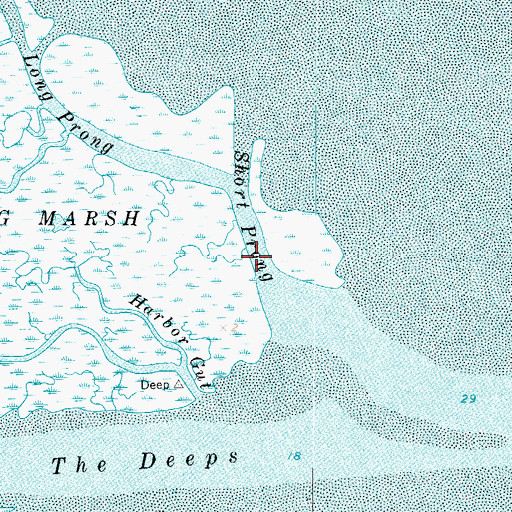 Topographic Map of Short Prong, VA